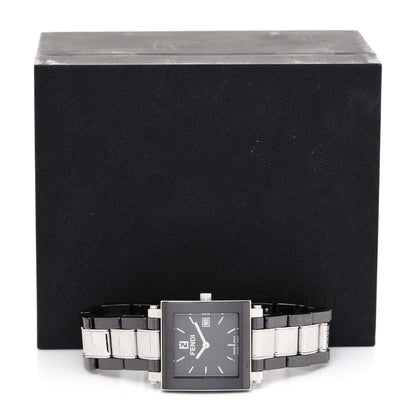 Fendi Stainless Steel Ceramic 30mm Orologi Quartz Watch Black 5 of 5