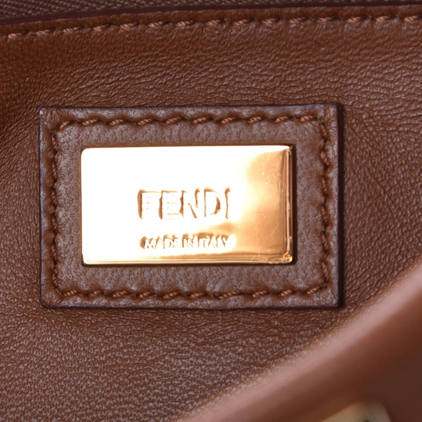 Nappa Mini Peekaboo Iconic Satchel Corteccia