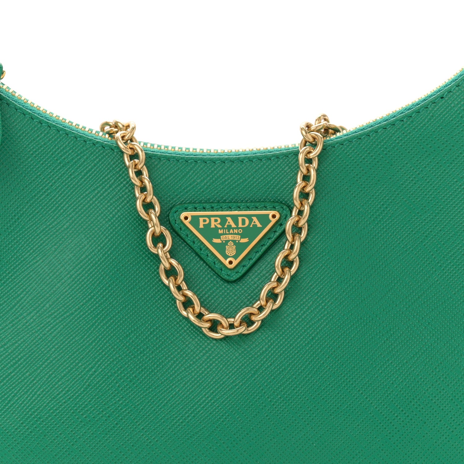 Prada Saffiano Lux Re-Edition 2005 Shoulder Bag Mango 8 of 10