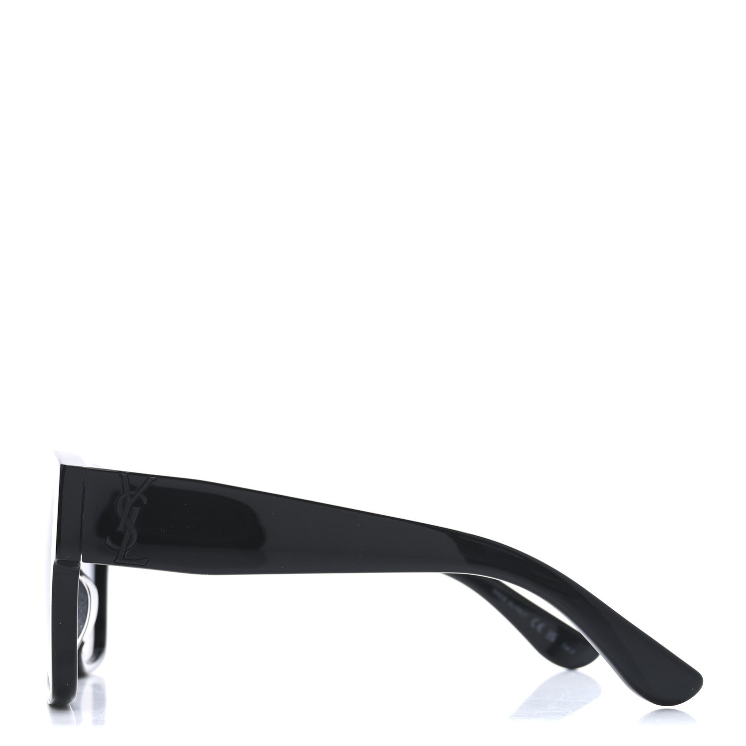Saint Laurent Acetate Square SLM9 002 Sunglasses Black 3 of 8