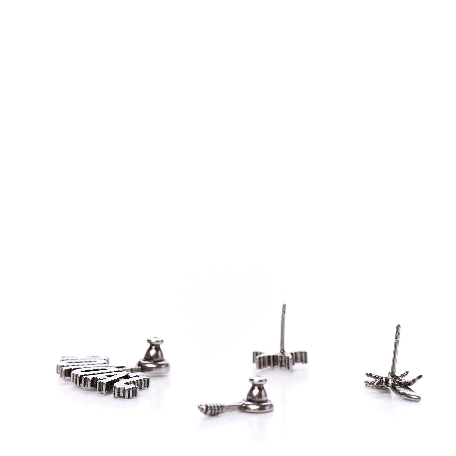 Christian Dior Palladium Crystal J'adior Earrings 3 of 5