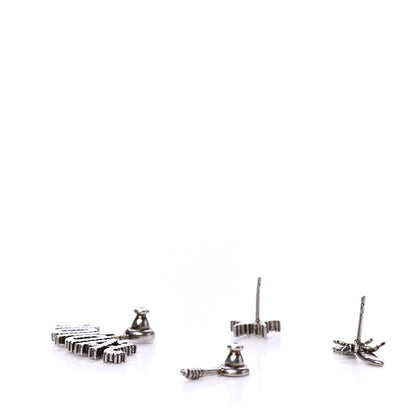 Christian Dior Palladium Crystal J'adior Earrings 3 of 5