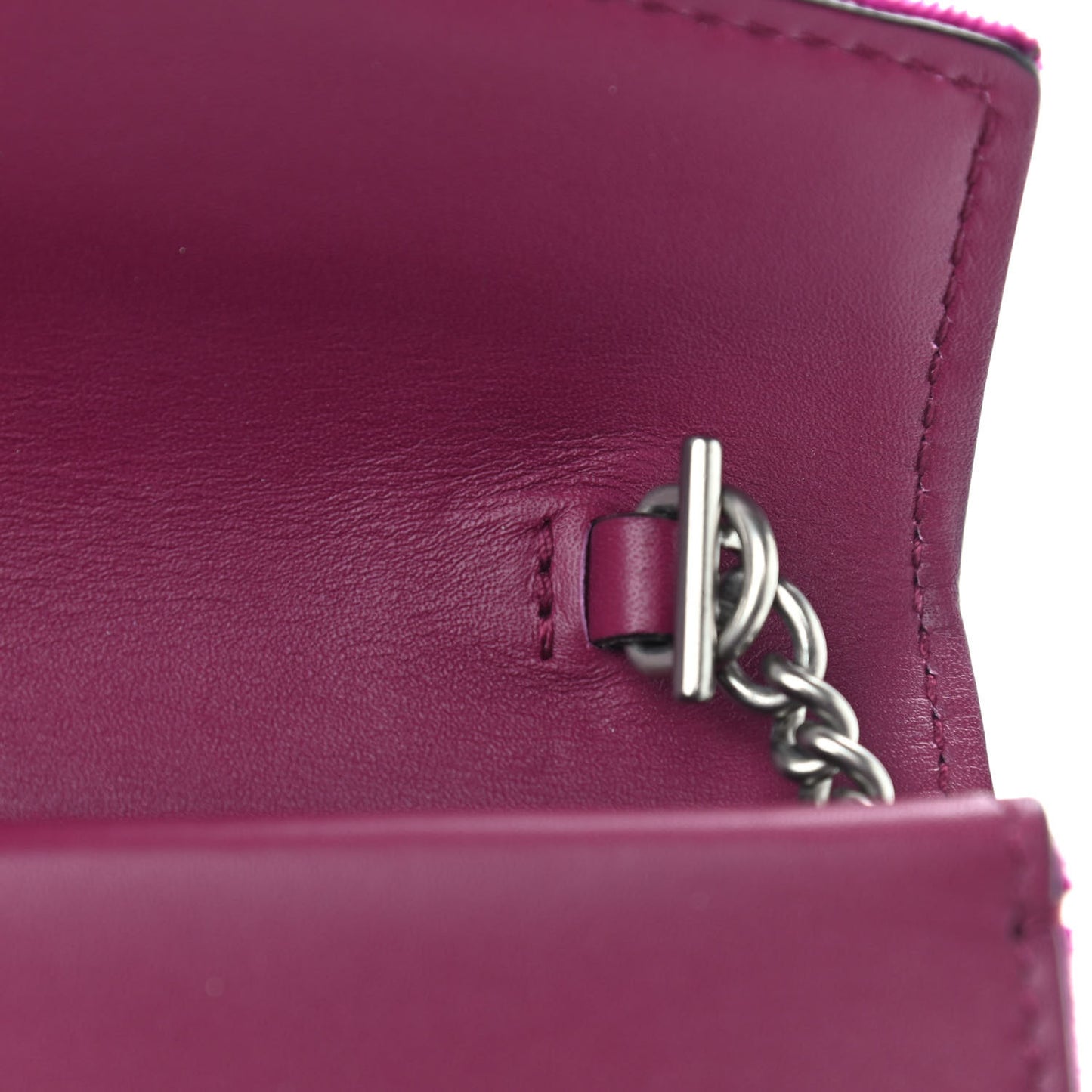 Velvet Super Mini Dionysus Shoulder Bag Fuchsia Violet Cyclamen
