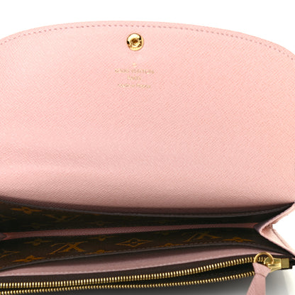 Louis Vuitton Monogram Emilie Wallet Rose Ballerine 5 of 7