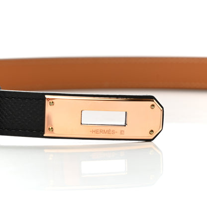 Hermes Epsom Kelly Belt Black 4 of 4
