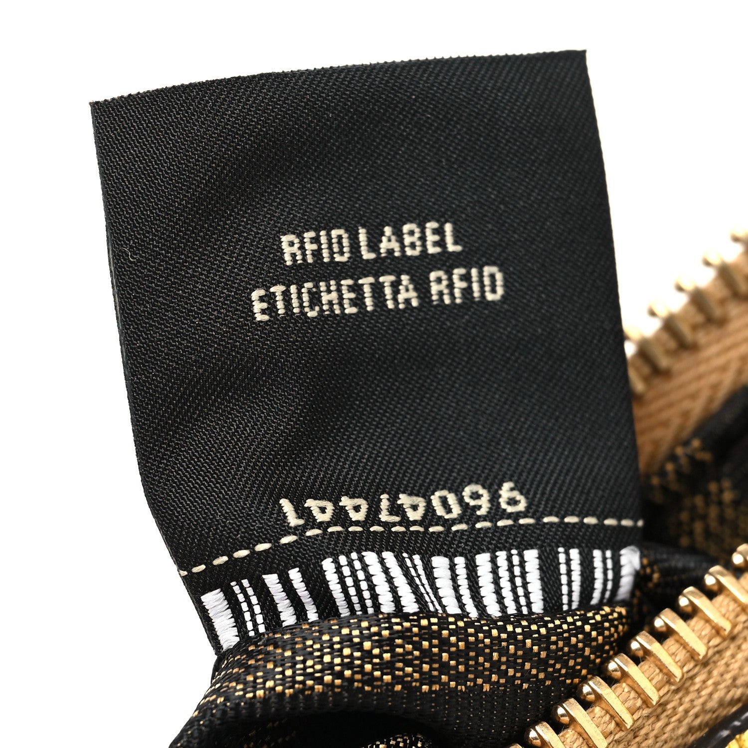Fendi Rock Millenium Nano Fendigraphy Hobo Charm Gold 8 of 11