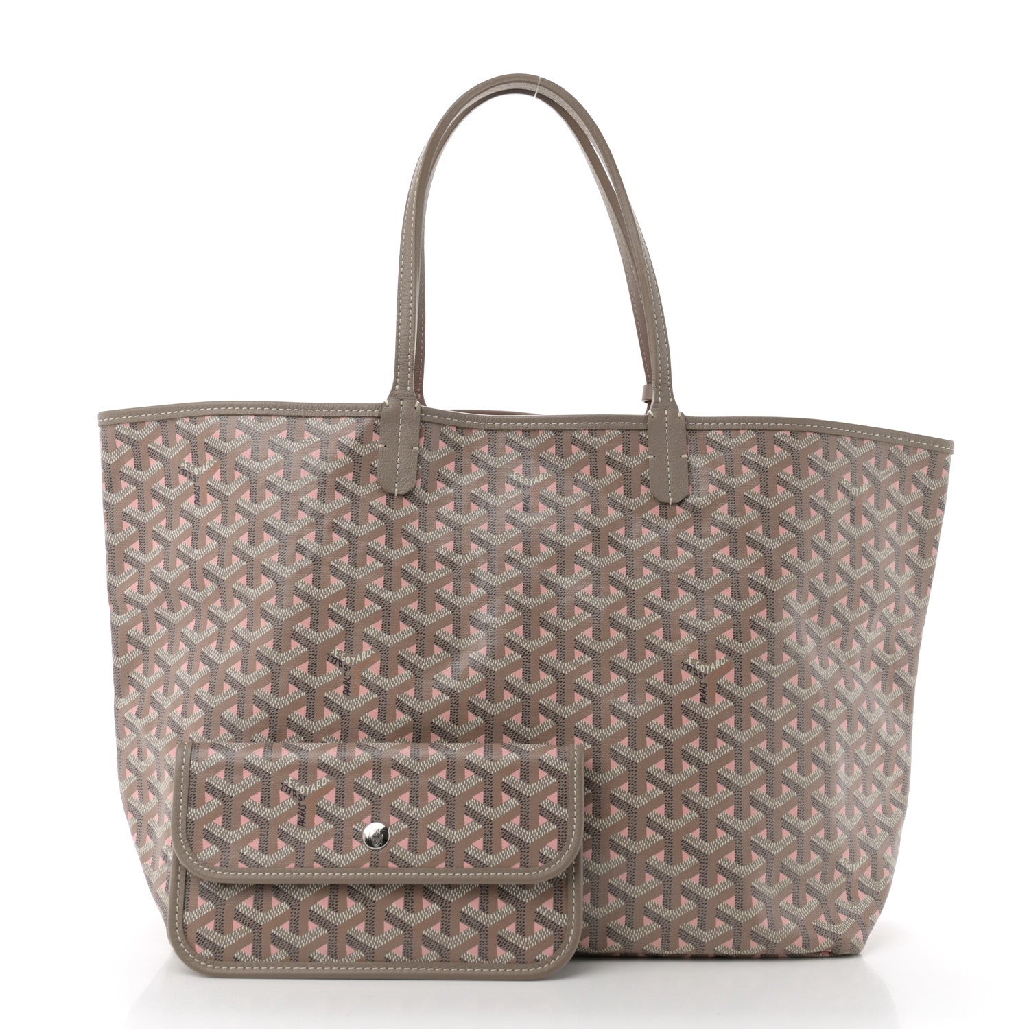 Goyard Goyardine Saint Louis Claire Voie PM Grege Powder Pink 3 of 13