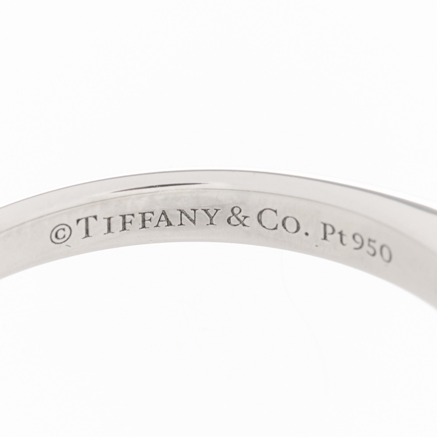 Tiffany Platinum Diamond .37ct Solitaire Engagement Ring 49 5 4 of 6