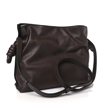 Loewe Nappa Flamenco Knot Clutch Chocolate 3 of 11