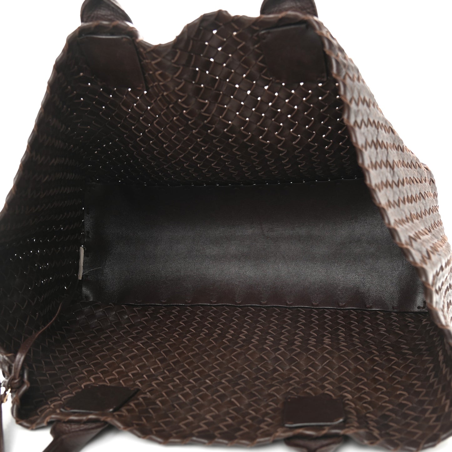 Nappa Intrecciato Medium Cabat Ebano