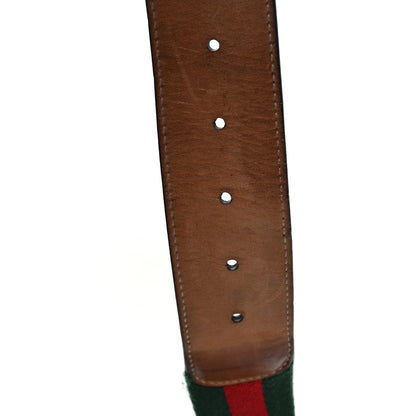 Gucci Canvas Web Interlocking G 100 40 Belt Black 4 of 4