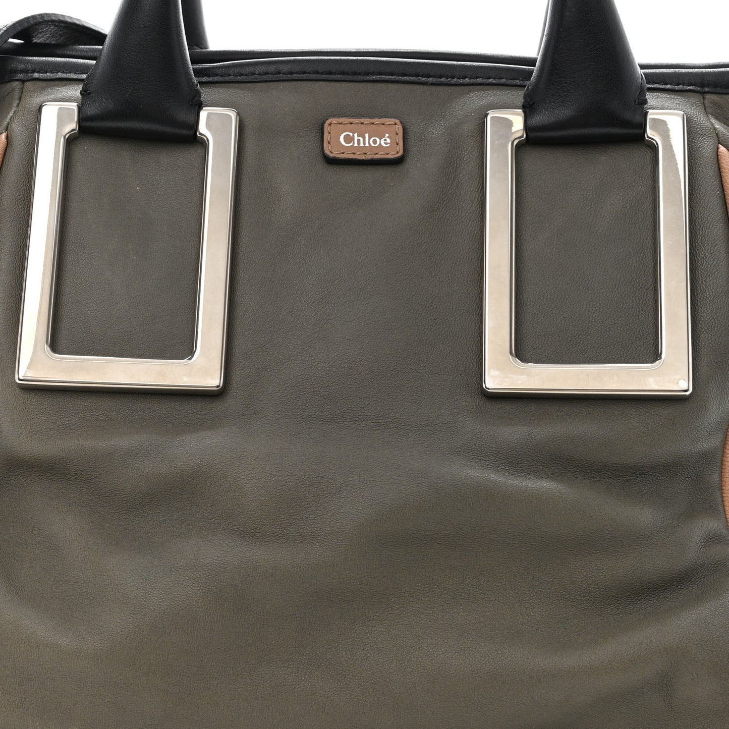 Tumbled Lambskin Ethel Satchel Black