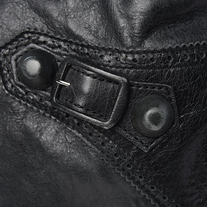 Balenciaga Agneau Giant Brogues Hardware Pompon Anthracite 12 of 12