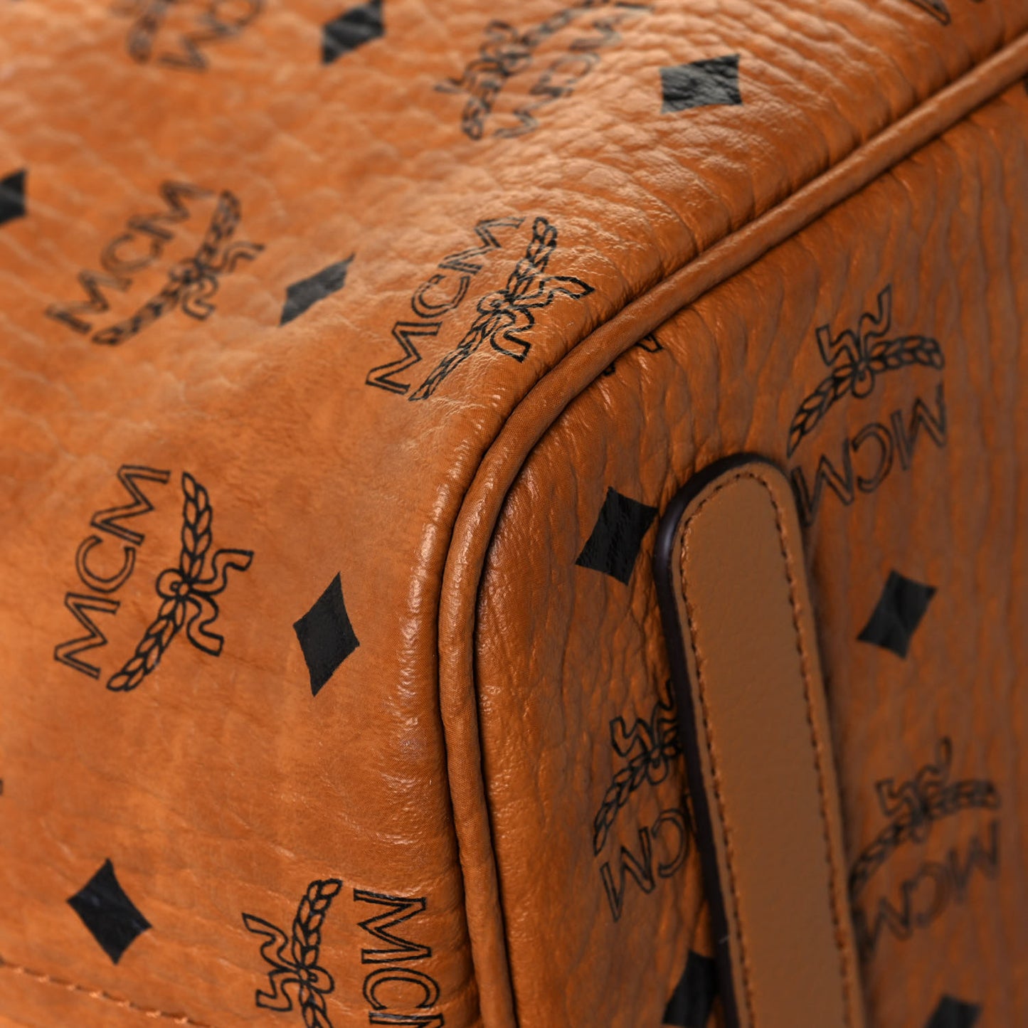 Visetos Medium Liz Reversible Shopper Tote Cognac