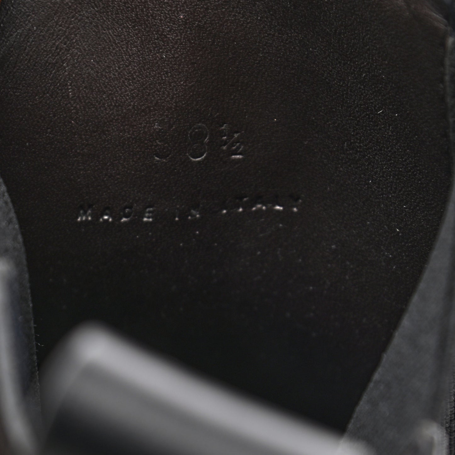 Calfskin The Lug Chelsea 30/70mm Ankle Boots 38.5 Black