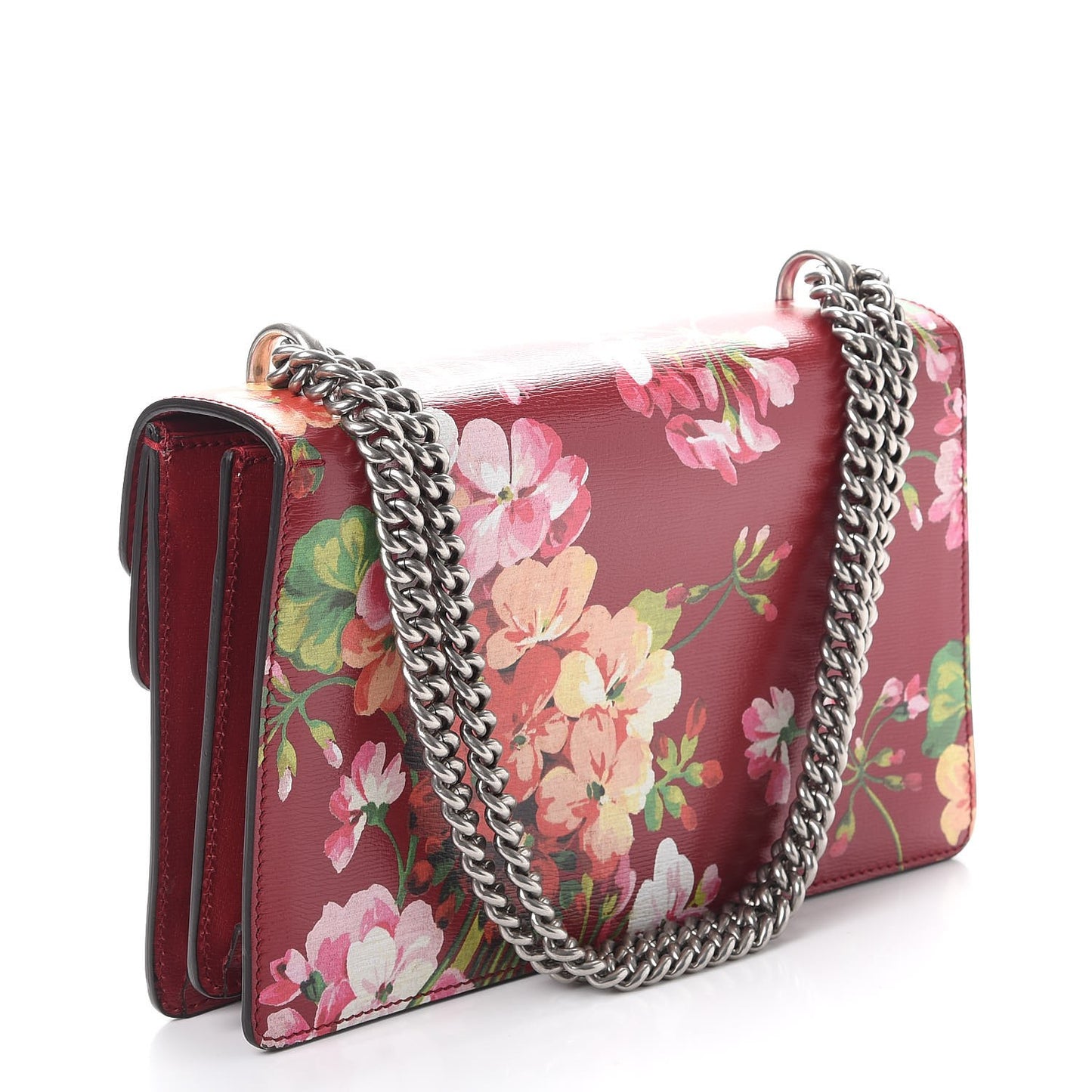 Calfskin Blooms Print Small Dionysus Shoulder Bag Romantic Cherry Multicolor