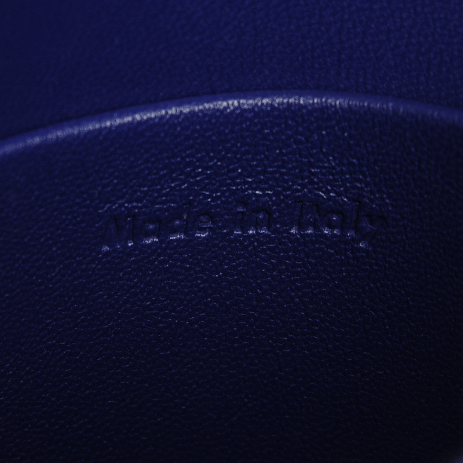 Celine Grained Calfskin Small Trotteur Indigo 6 of 8