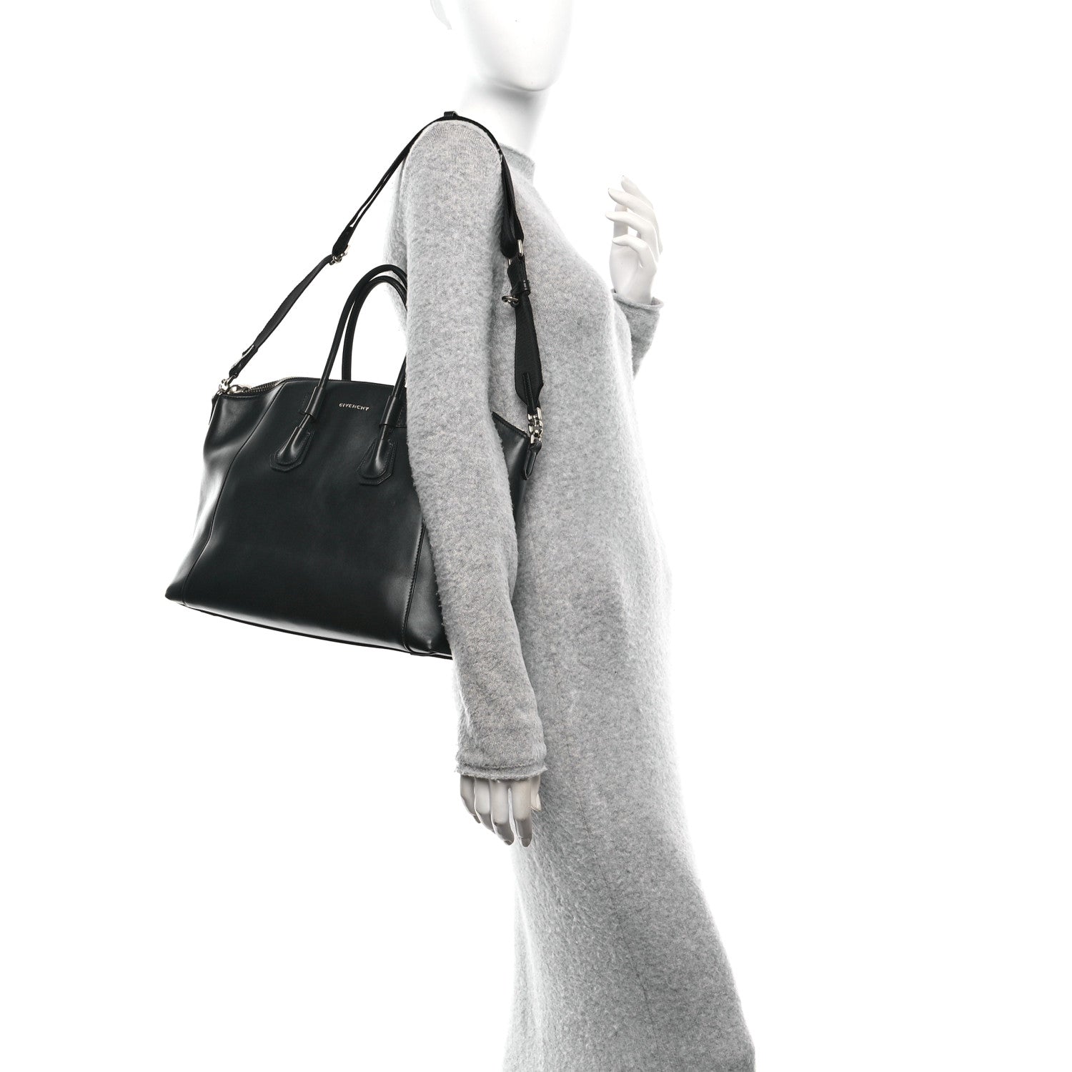 Givenchy Box Calfskin Small Antigona Sport Top Handle Bag Black 2 of 10