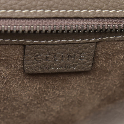 Celine Drummed Calfskin Nano Luggage Souris 7 of 9