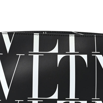Valentino Garavani Calfskin Mens VLTN Belt Bag Black White 7 of 9