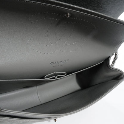 Chanel Caviar Jumbo Double Flap Grey 5 of 8