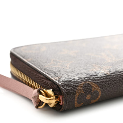 Louis Vuitton Monogram Clemence Wallet Rose Ballerine 9 of 13