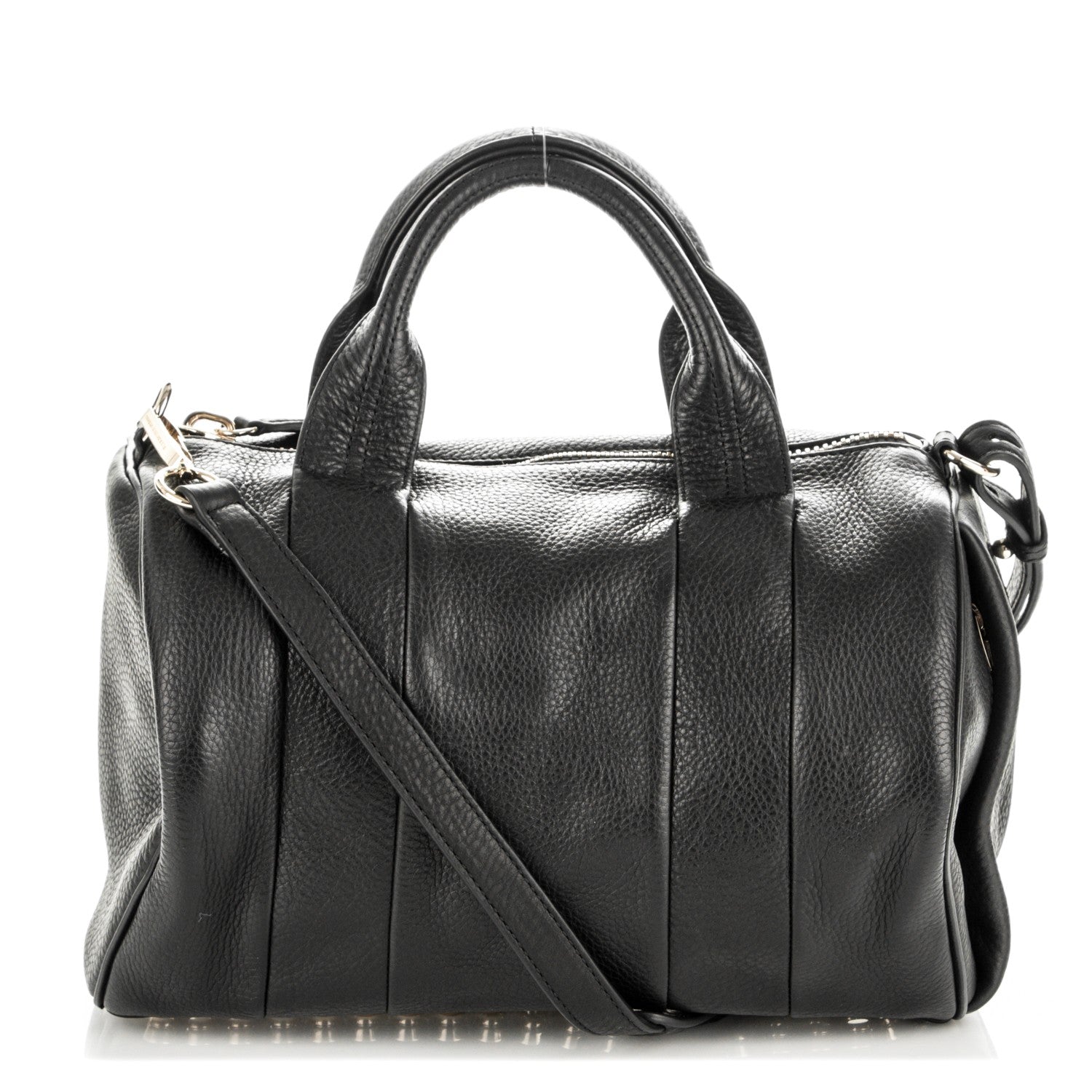 Alexander Wang Soft Pebbled Lambskin Rocco Black Pale Gold Hardware 1 of 6