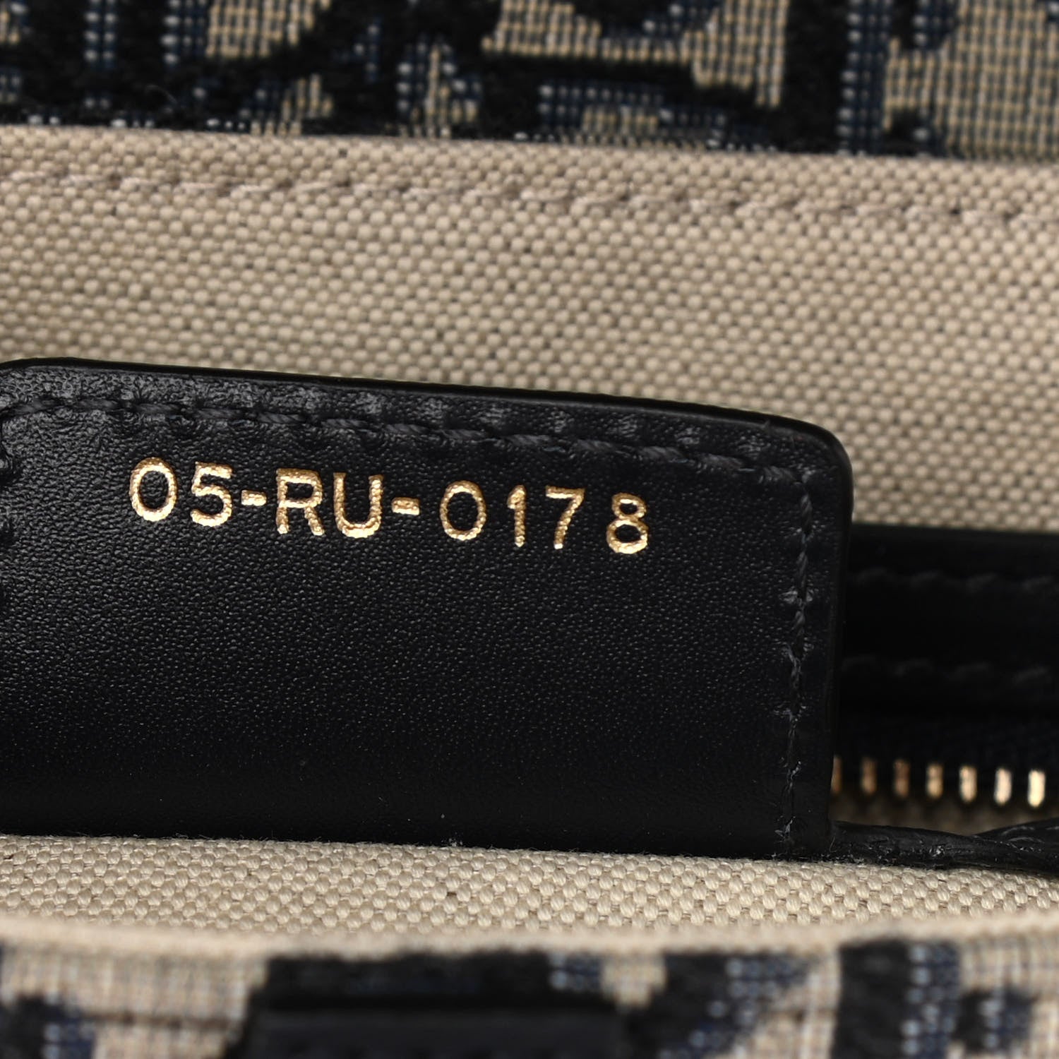 Christian Dior Oblique Saddle Bag Blue 9 of 11