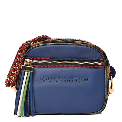 Louis Vuitton Supple Calfskin Savane Flight Blue 1 of 12