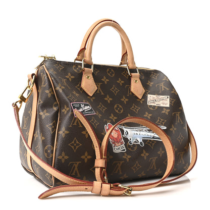 Louis Vuitton Monogram My World Tour Speedy Bandouliere 30 3 of 9