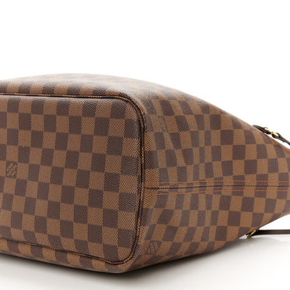 Louis Vuitton Damier Ebene Neo Neverfull MM Rose Ballerine 13 of 14