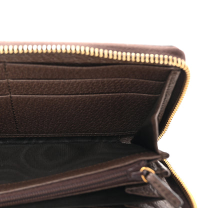Gucci GG Supreme Monogram Web Ophidia Zip Around Wallet Brown 5 of 8