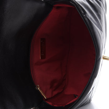 Chanel Goatskin Quilted Medium 19 Flap Black 5 of 11