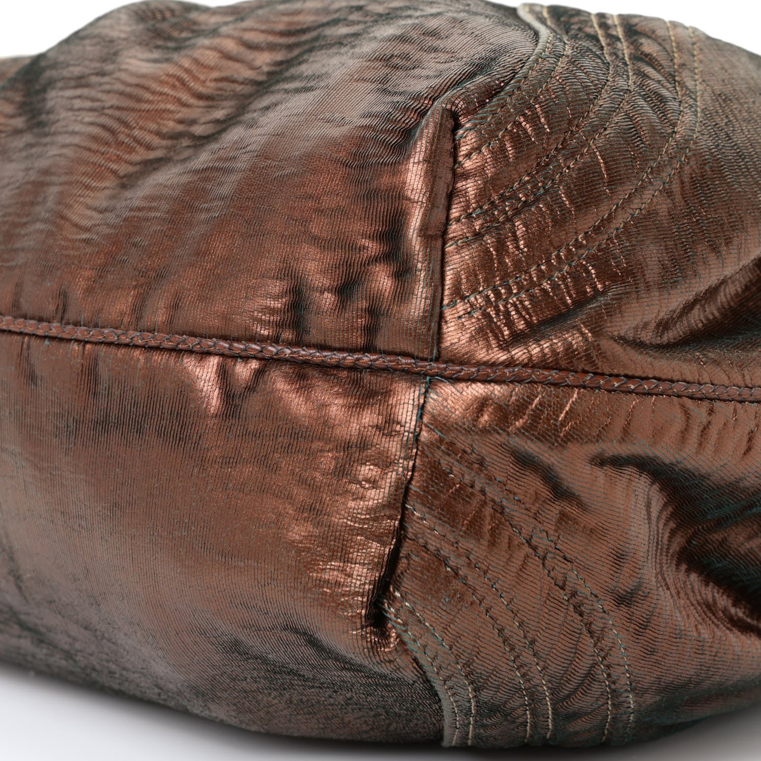 Fendi Nappa Fortuny Hologram Spy Tobacco Oro Ambrato 10 of 20