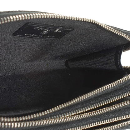 Chanel Caviar Quilted Calfskin Quilted Zip Around Phone Holder Black 6 of 8