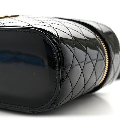Saint Laurent Patent Quilted Gaby Vanity Bag Black 9 of 9