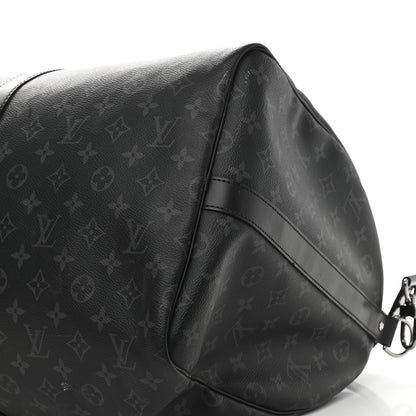 Louis Vuitton Monogram Eclipse Keepall Bandouliere 55 7 of 15