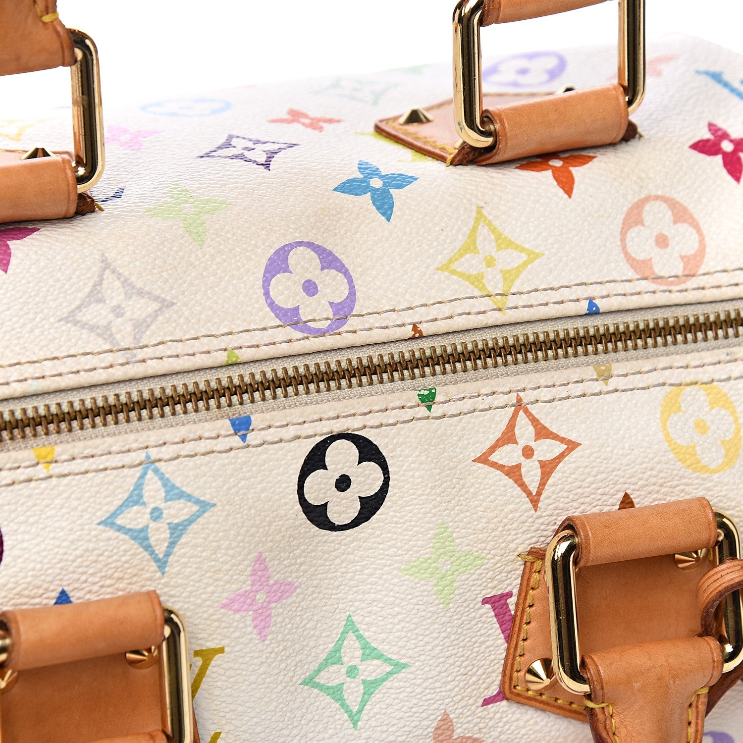 Louis Vuitton Monogram Multicolor Speedy 30 White 13 of 13
