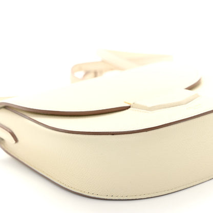 Celine Grained Calfskin Small Trotteur White 9 of 12