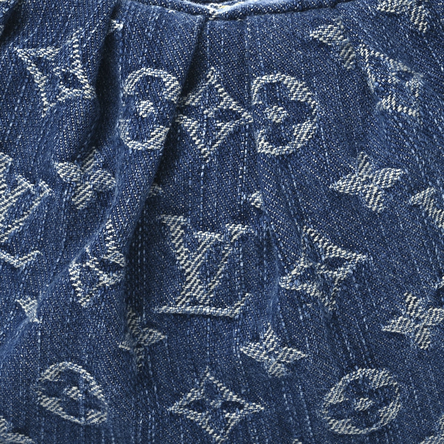 Louis Vuitton Monogram Denim Pochette Valley Blue 7 of 9