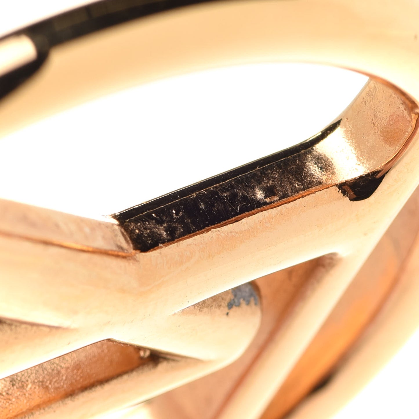 Metal Louise Hoop Earrings Gold