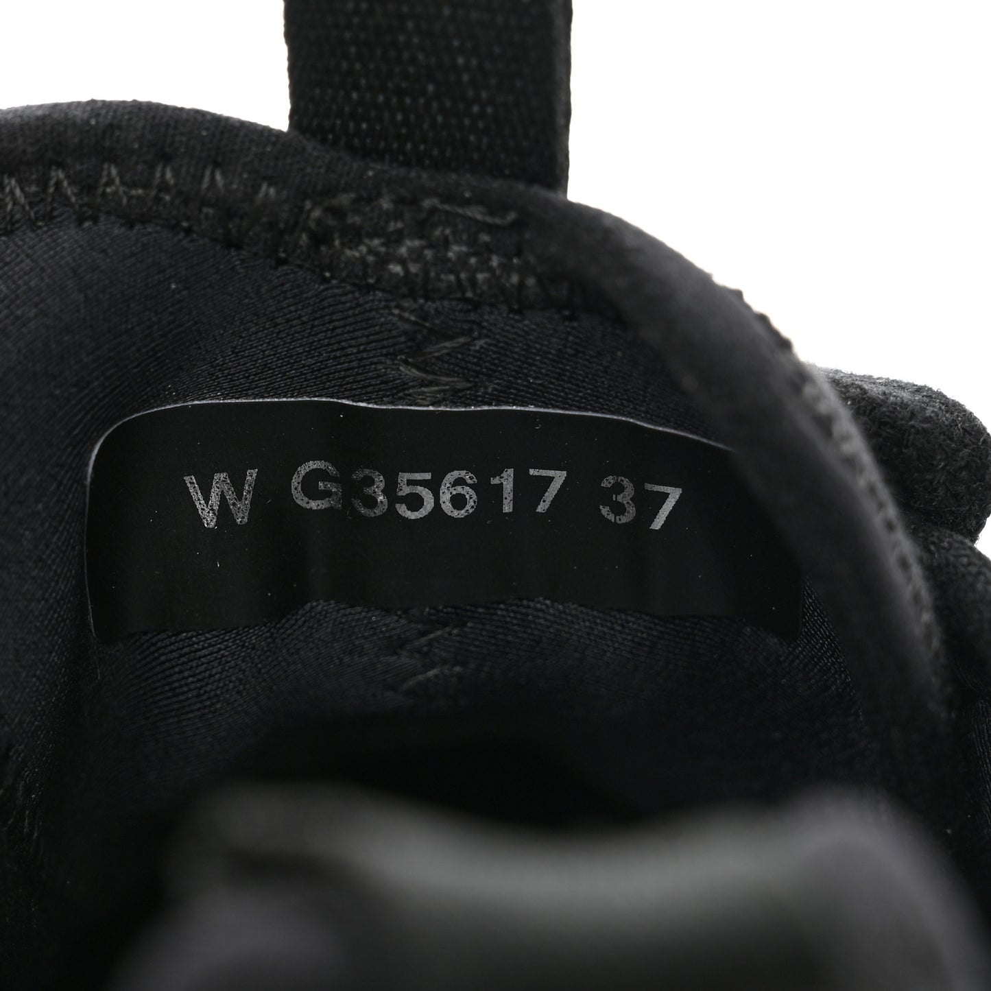 Velvet Calfskin Mixed Fibers CC Sneakers 37 Black