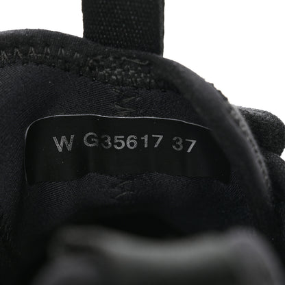 Chanel Velvet Calfskin Mixed Fibers CC Sneakers 37 Black 9 of 9