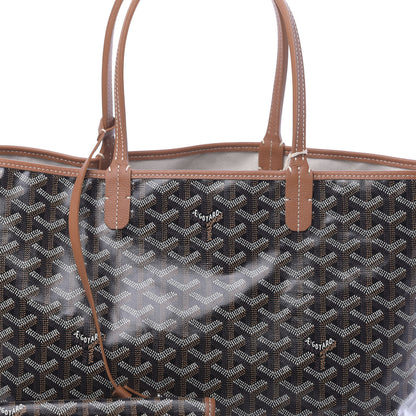 Goyard Goyardine Saint Louis PM Black Gold 9 of 11