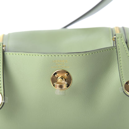 Hermes Swift Mini Lindy 20 Vert Criquet 9 of 11