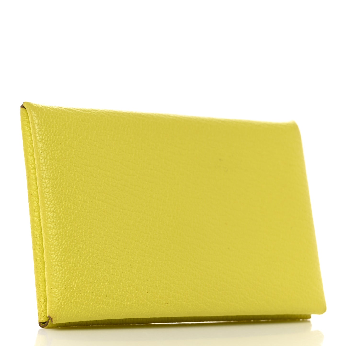 Chevre Mysore Calvi Card Case Lime