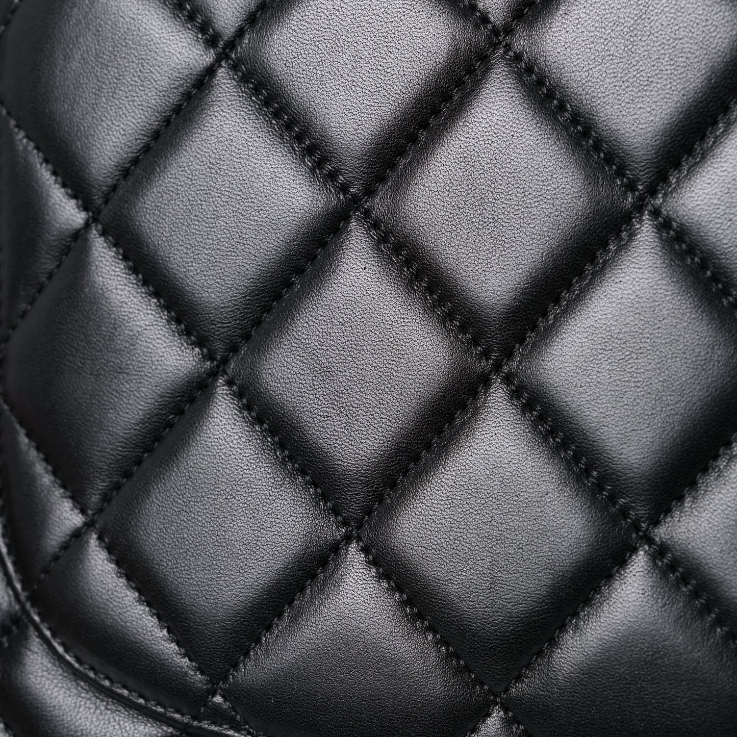 Lambskin Quilted Large Trendy CC Dual Handle Flap Bag Black