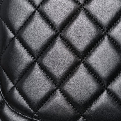 Chanel Lambskin Quilted Large Trendy CC Dual Handle Flap Bag Black 19 of 23