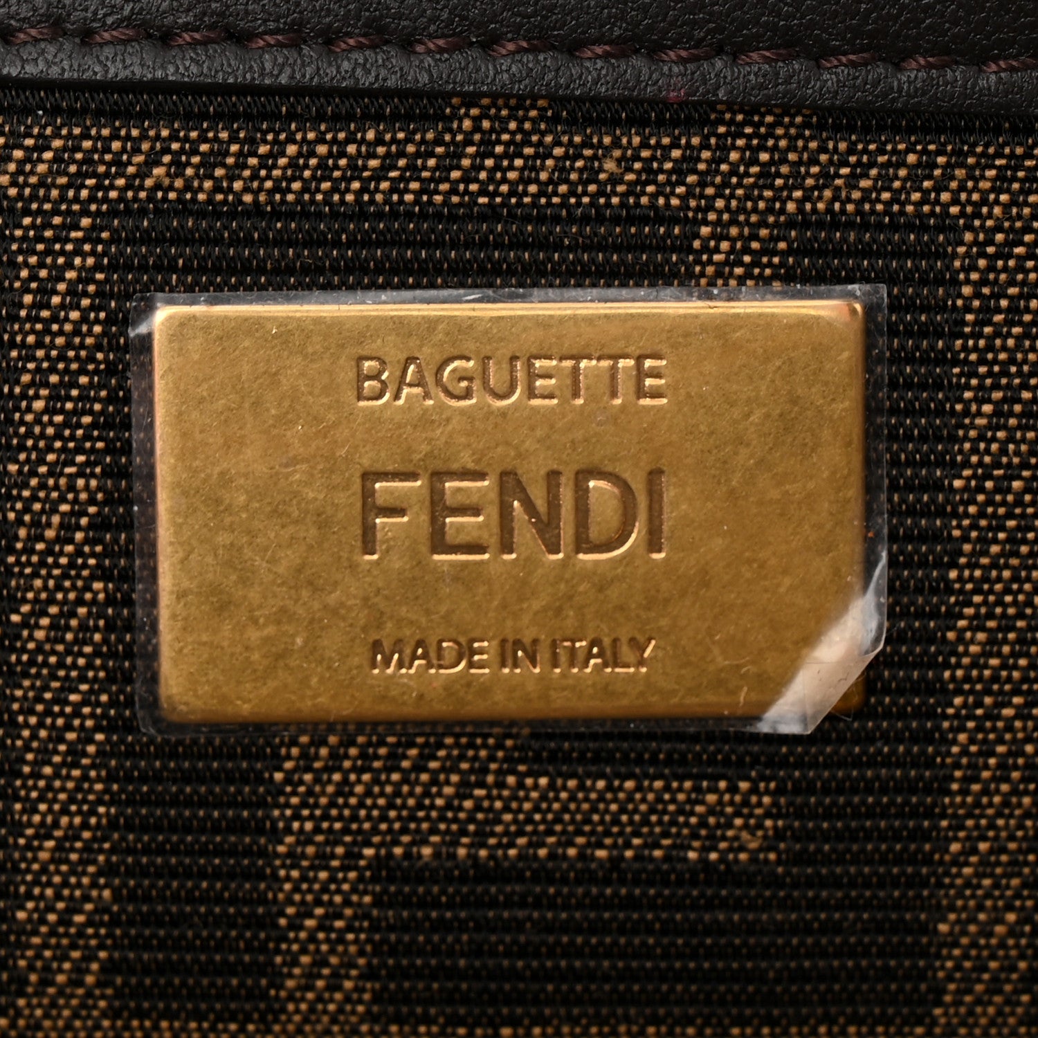 Fendi Shearling FF Midi Chain Baguette Ebano 1776305 – FASHIONPHILE