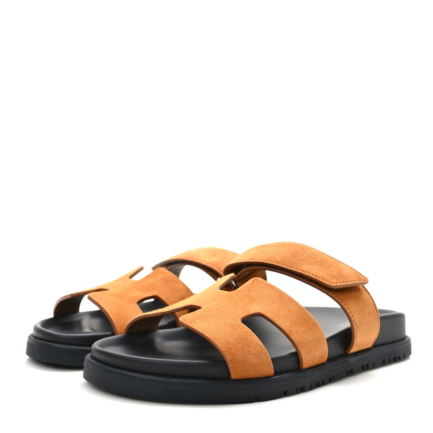 Suede Goatskin Womens Chypre Sandals 36 Naturel